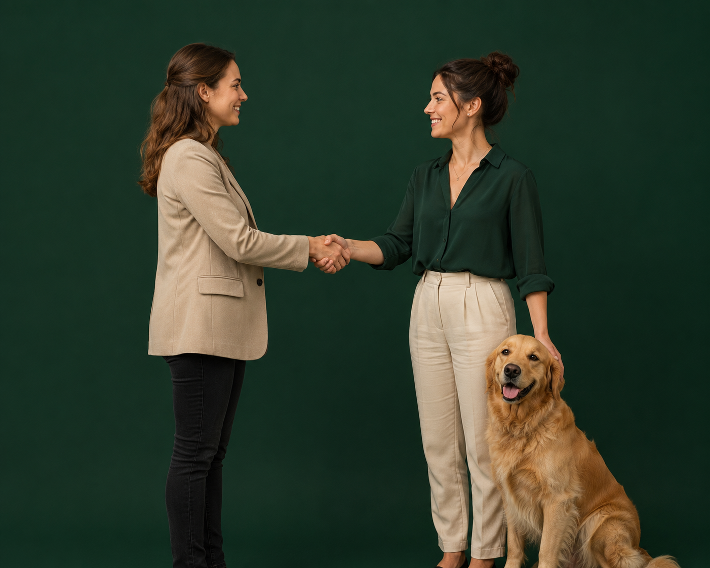 Zwei Menschen mit Hund – ein gemeinsamer Weg